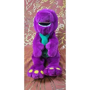 Vintage 1997 ActiMates Barney Plush Microsoft Talking Singing Interactive 14”